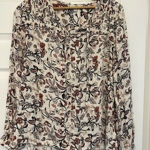 Lucky Brand Floral Print Women's Top